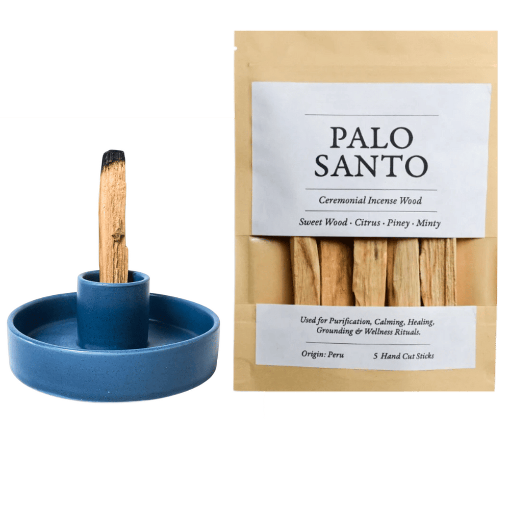 Halo blue + 5 thick Peruvian sticks